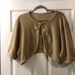 Kiyonna gold shrug